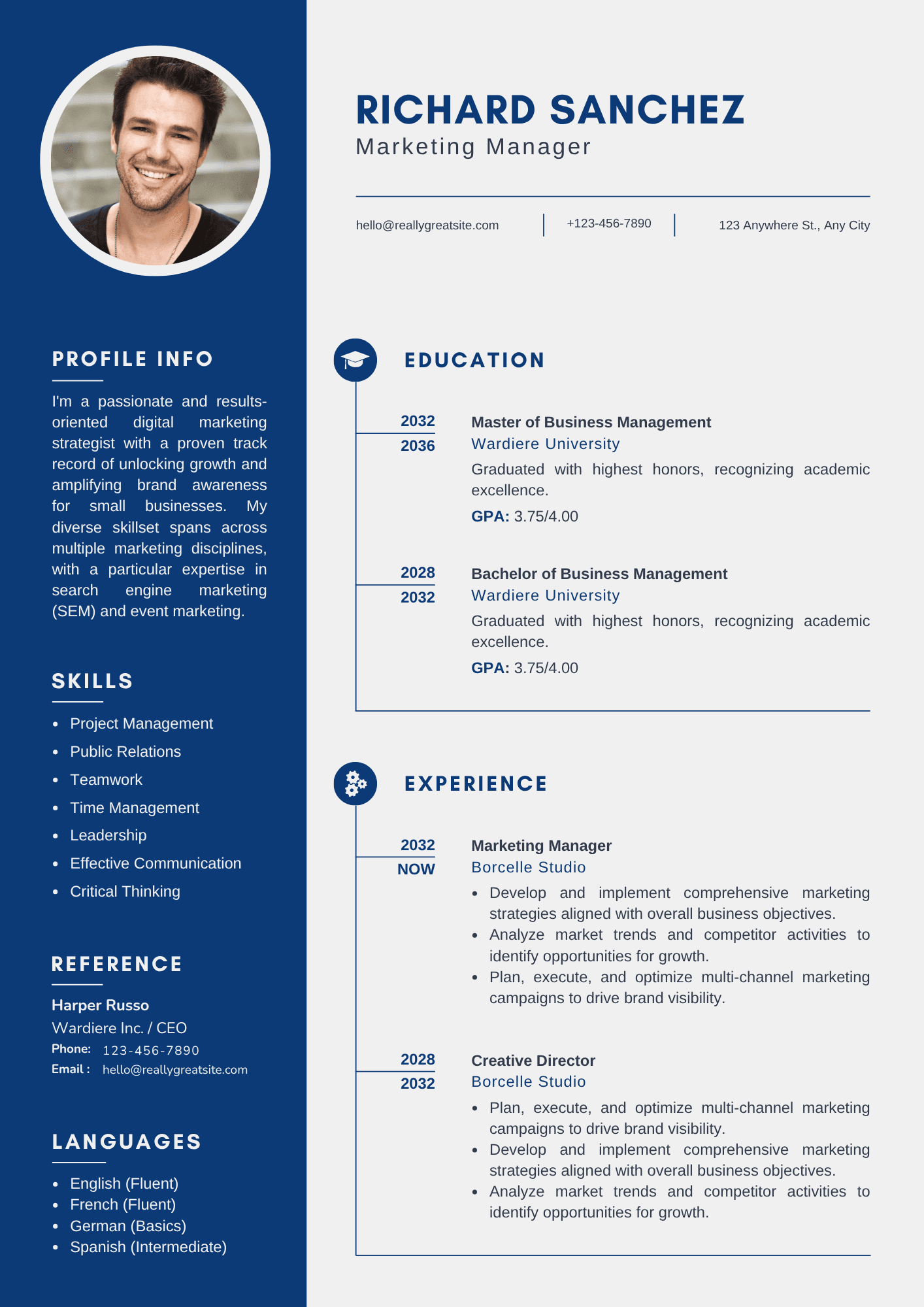 Resume before AI optimization
